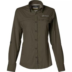 Bundle 2 XS Magellan Outdoors Pro Women's Olive  & White Button-Up Shirt